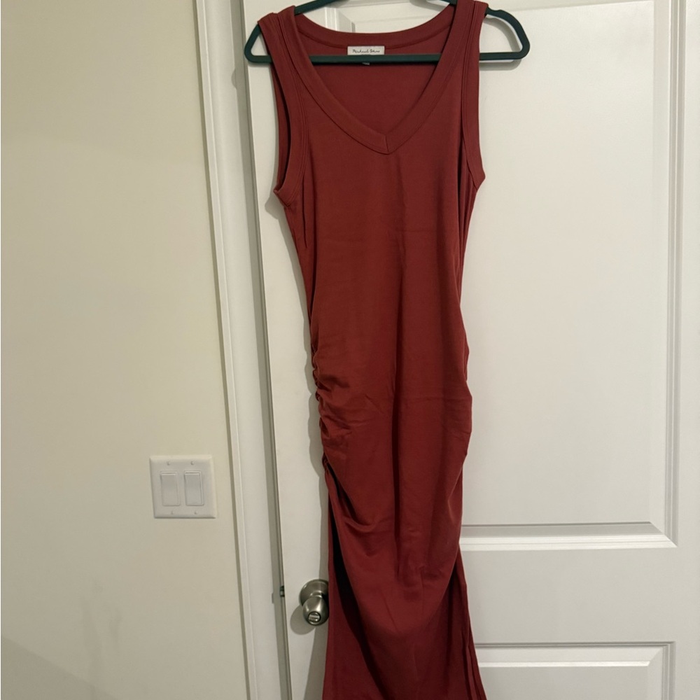Michael Stars Sleeveless Maxi Dress in Rust